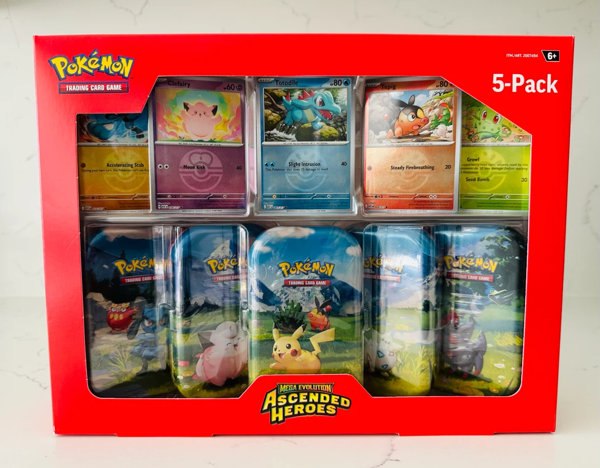 Pokémon Ascended Heroes Mini Tins 5 pack - photo 2