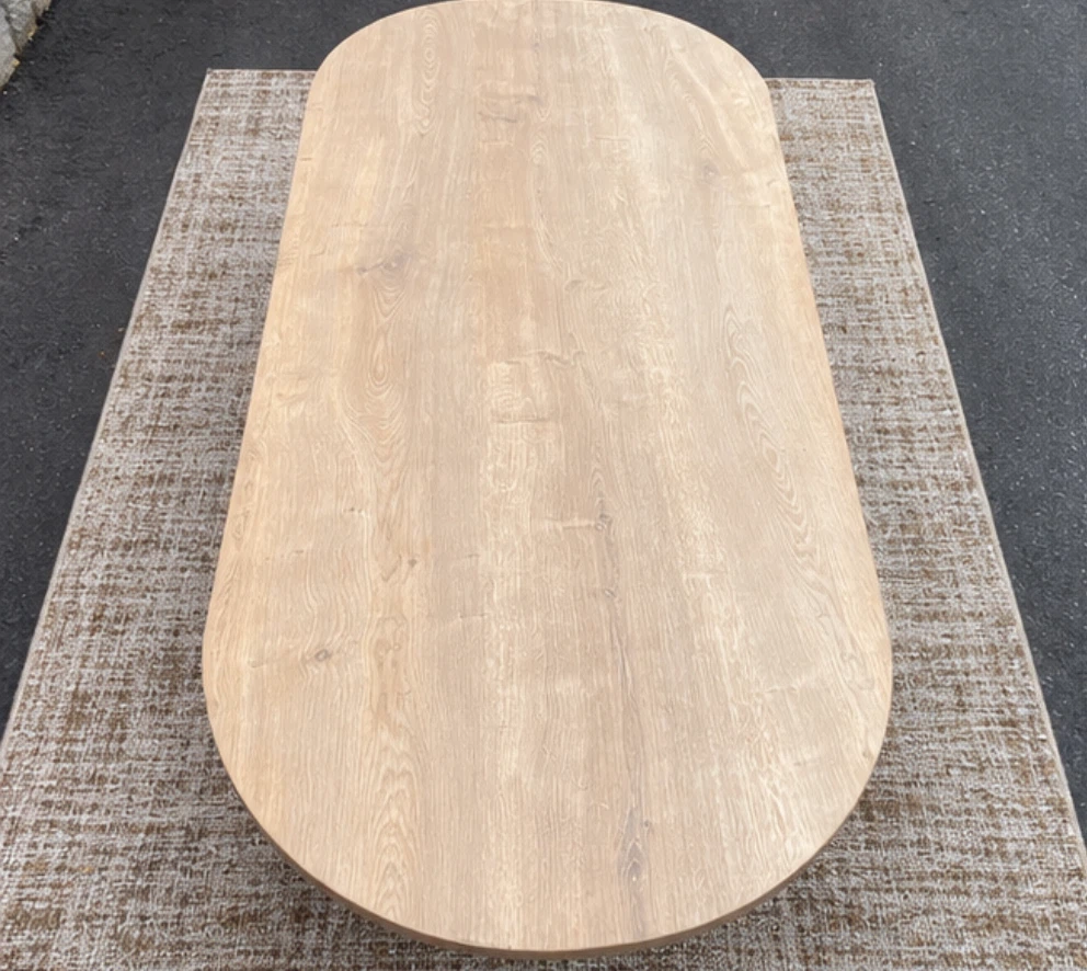 Oval Coffee Table solid wood - photo 3
