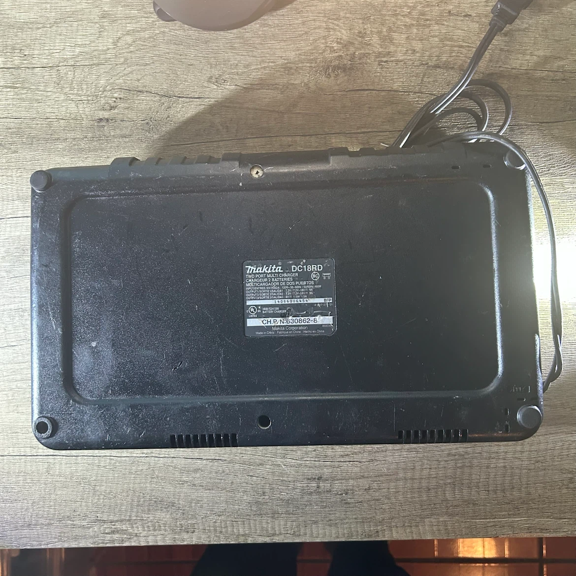 Makita 18V Lithium Ion Dual Port Rapid Optimum Charger - photo 4