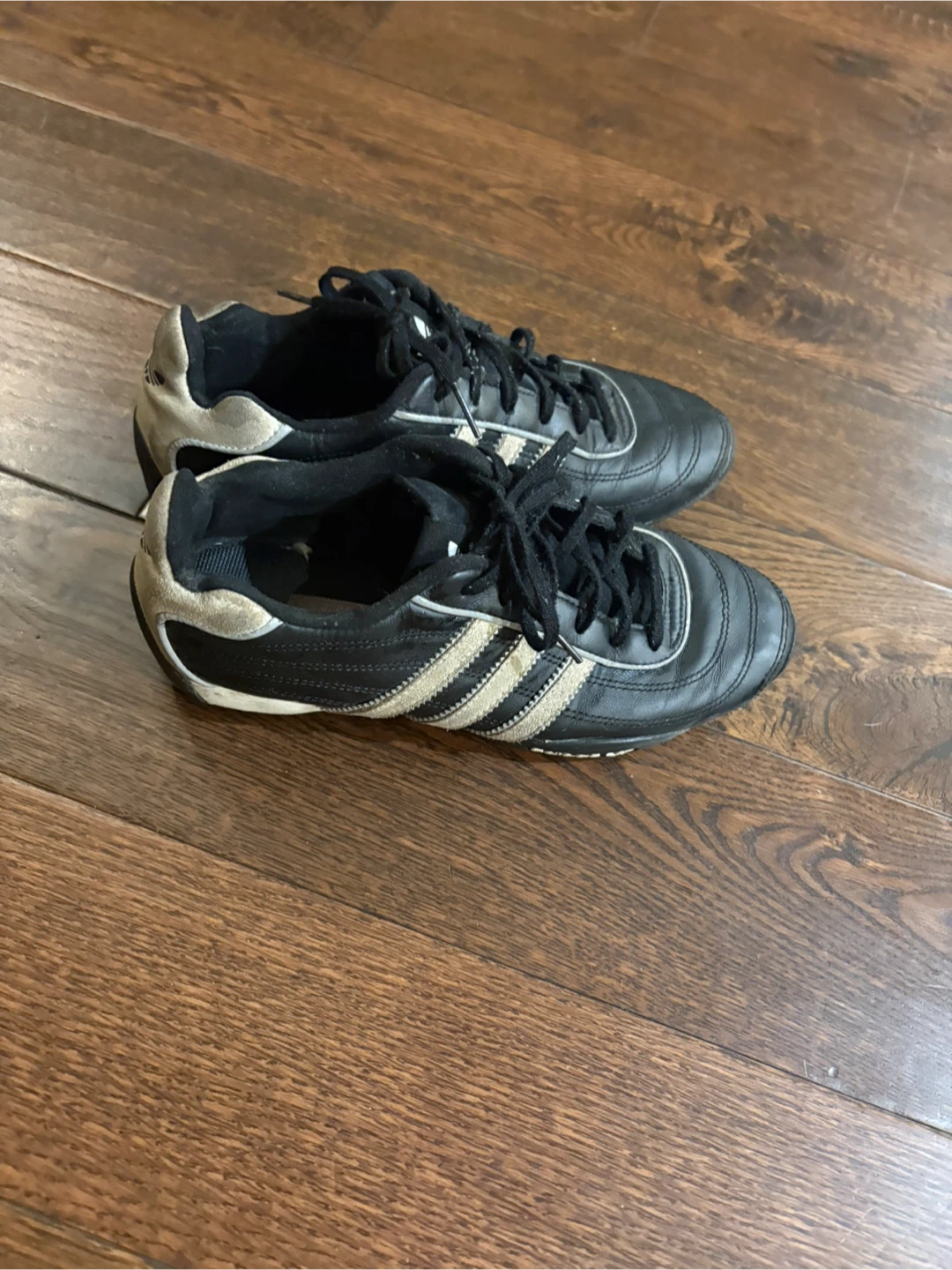 Adidas Black and Grey Sneakers