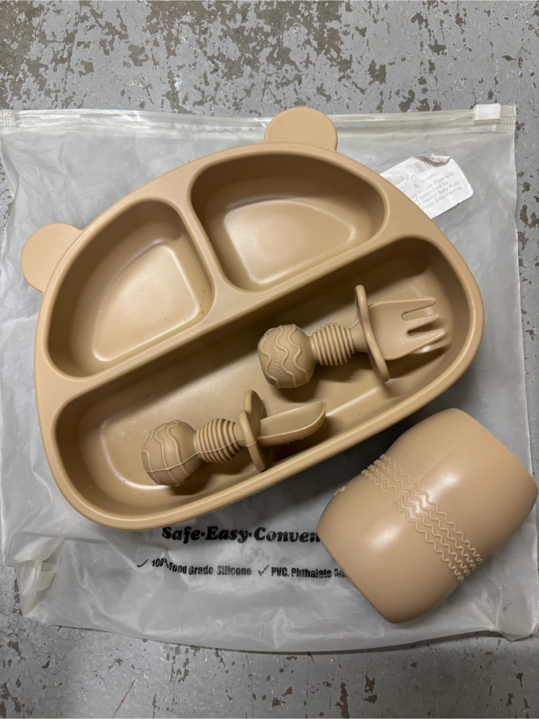Baby Silicone Feeding Set