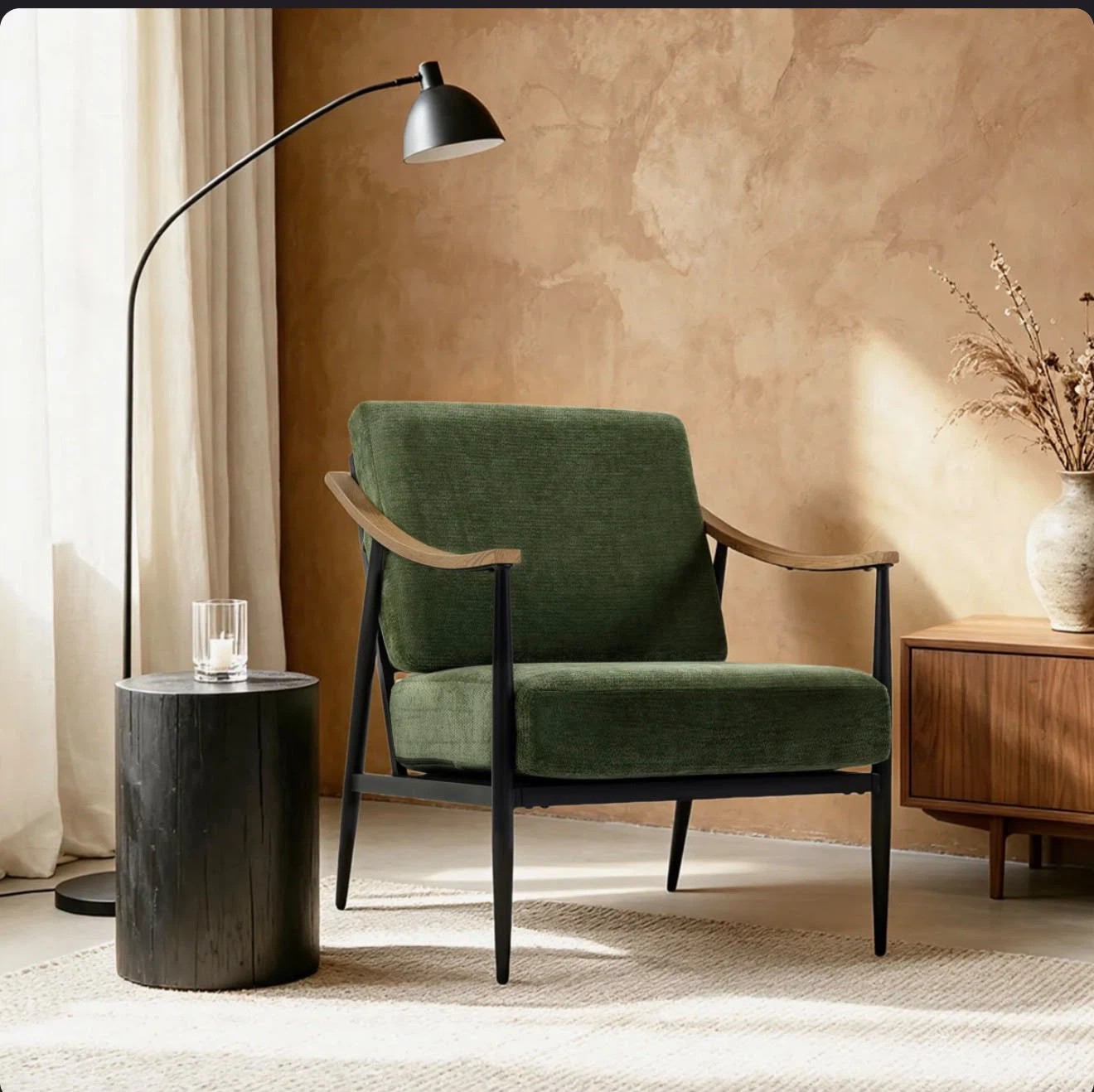 New Green Accent Chair