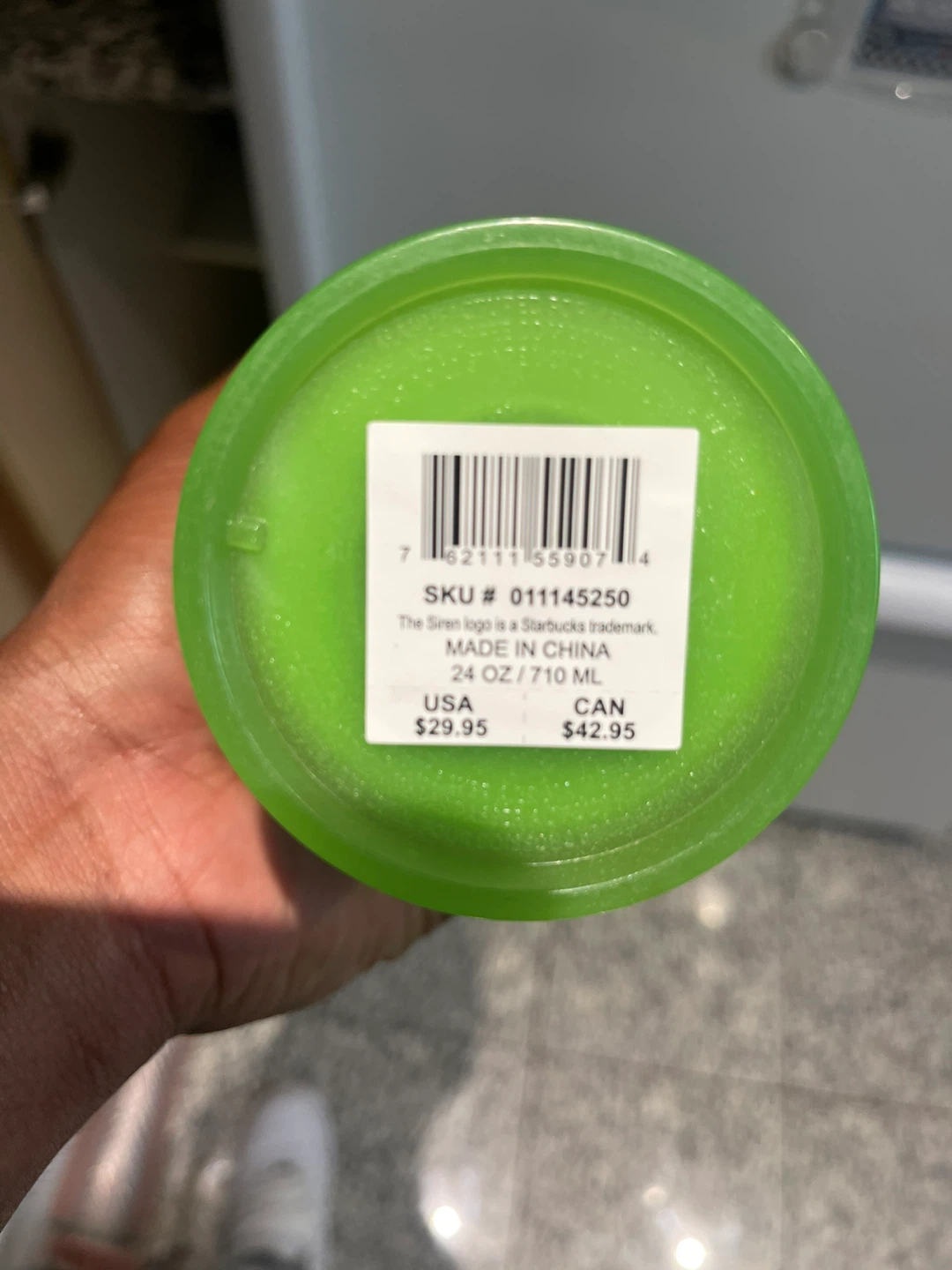 Starbucks Green Drip Cold Cup 24oz - photo 2