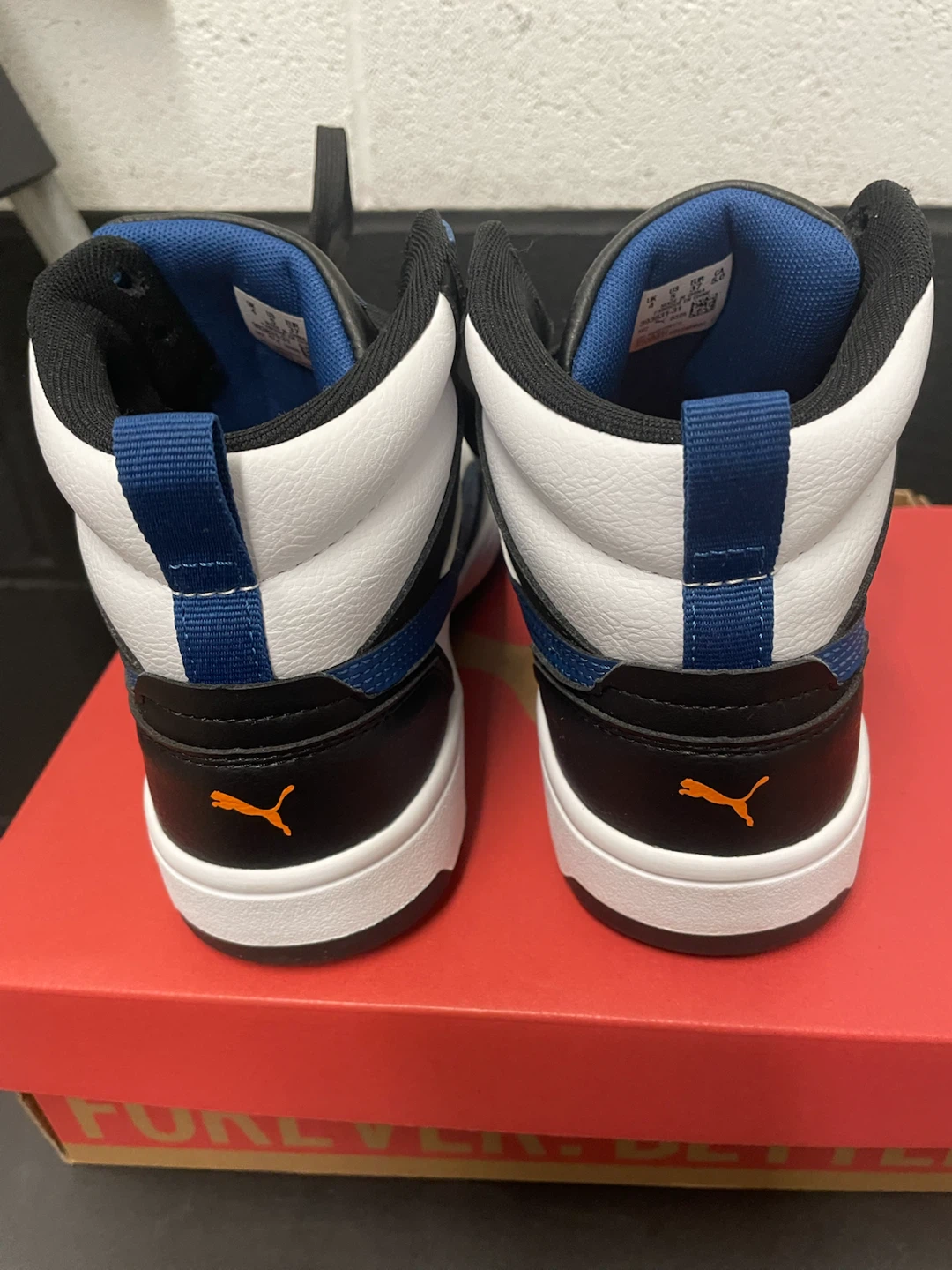 Puma High-Top Basketball Shoes. Size 5 Youth - photo 3