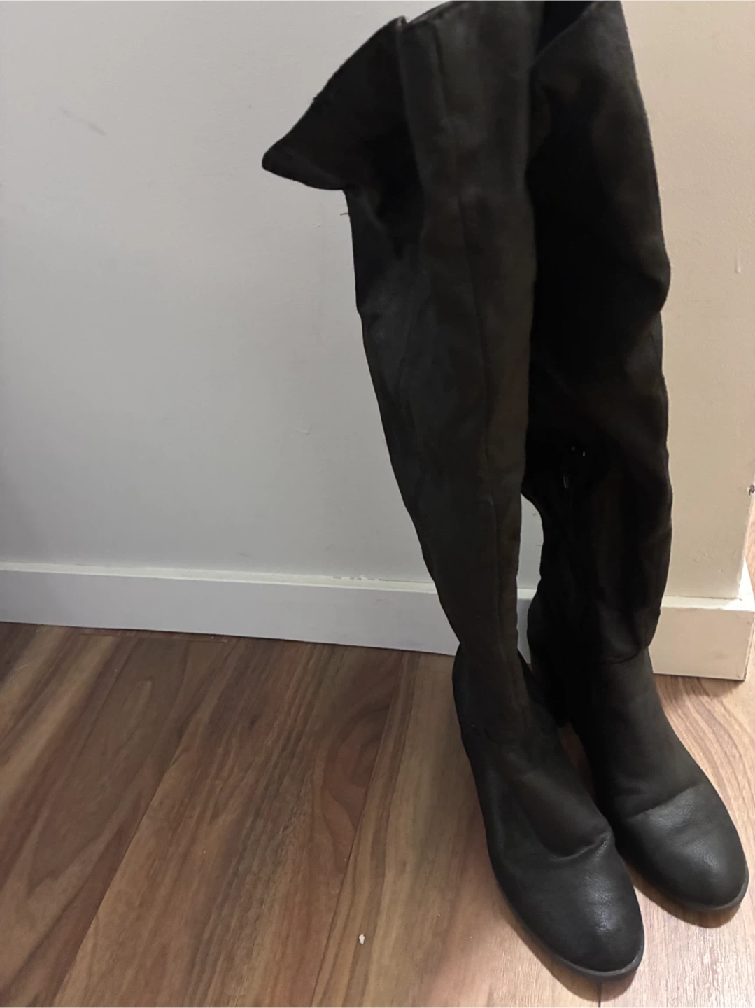 Black Over-the-Knee Boots - photo 2