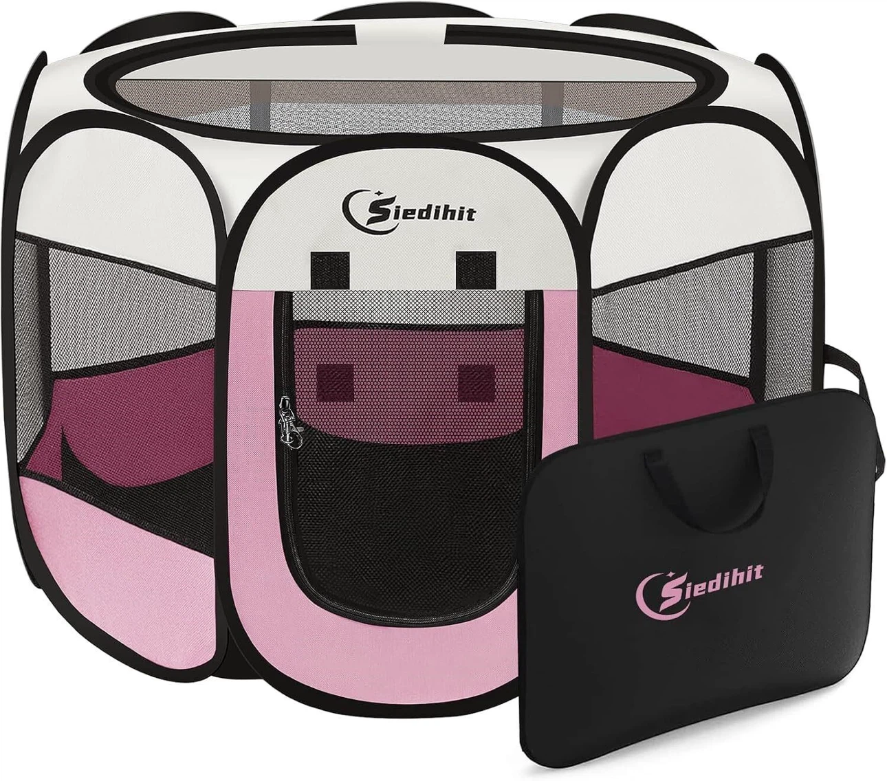 Brand New Pink Circular Pet Playpen, for Small Pets Brand New