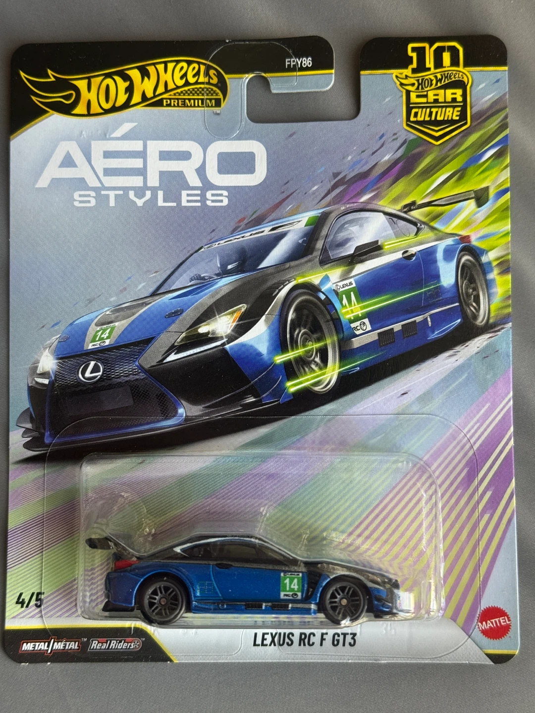 Hot Wheels Premium Lexus RC F GT3