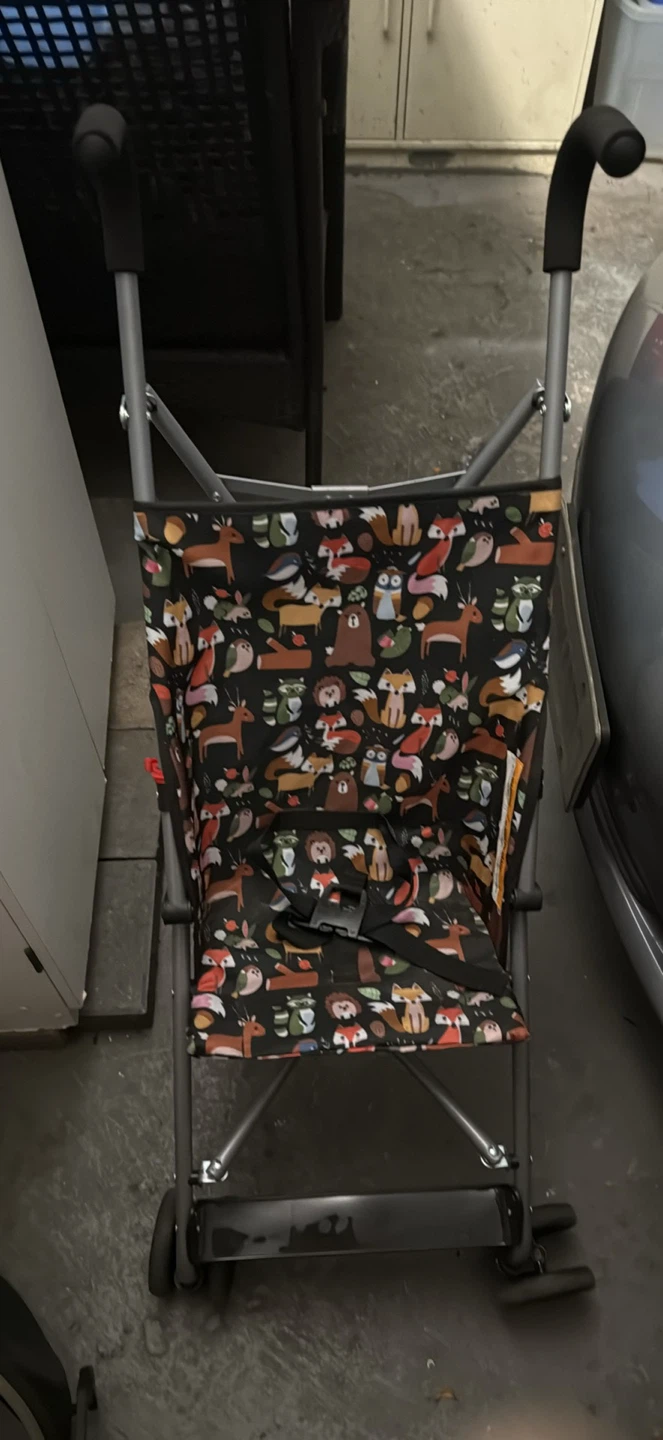 Toddler Umbrella Stroller with Woodland Animal Pattern