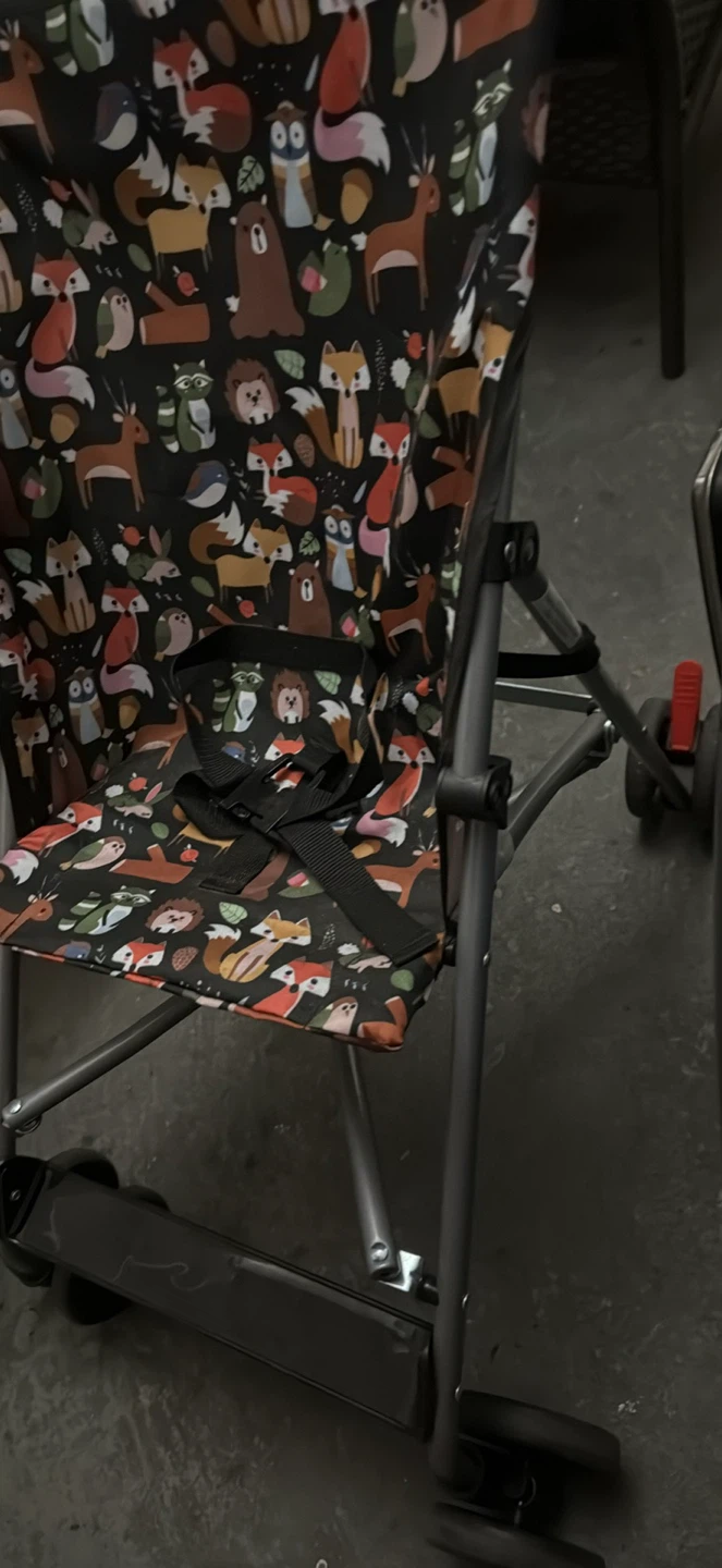 Toddler Umbrella Stroller with Woodland Animal Pattern - photo 3