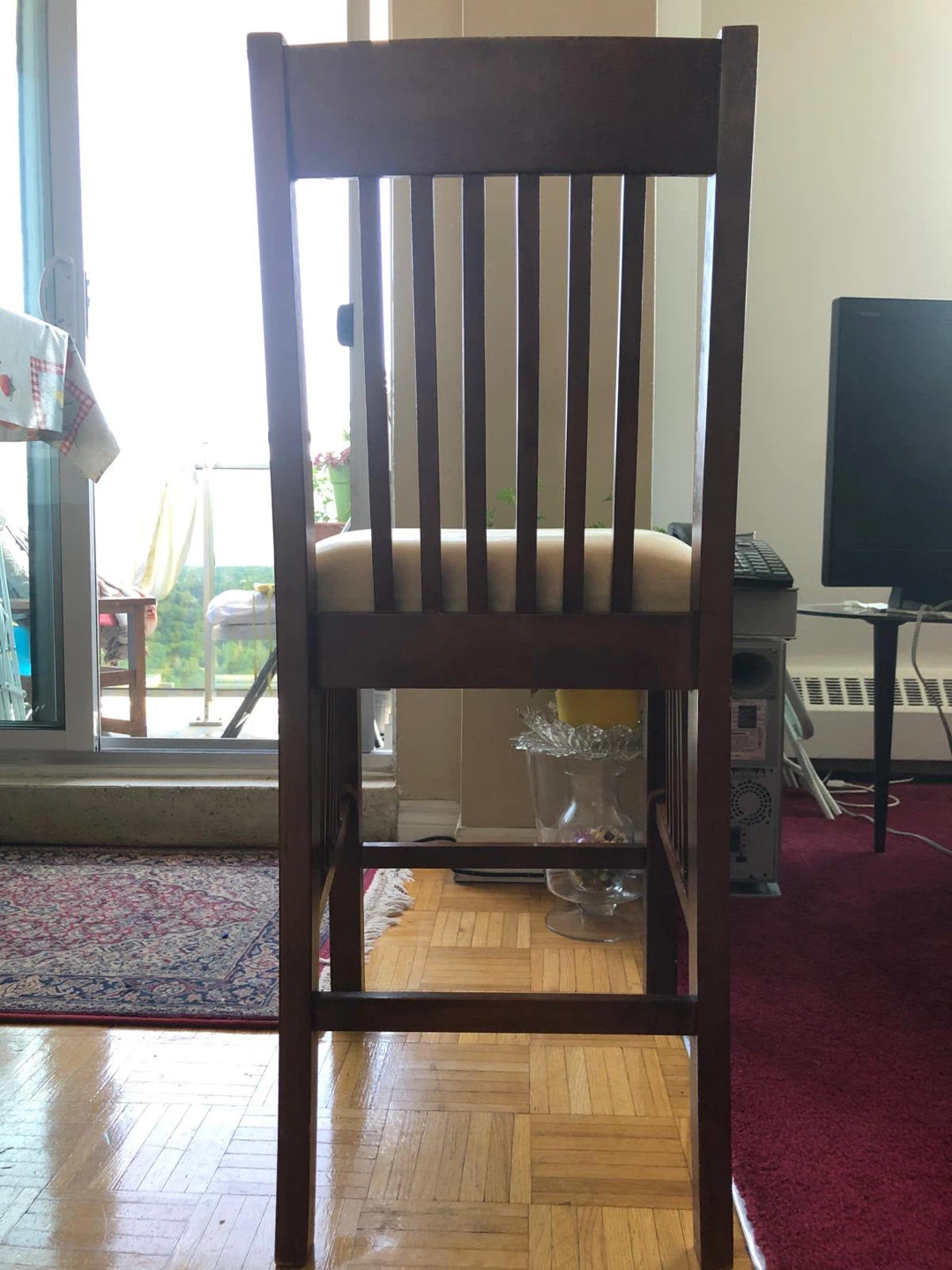 Set of 4 Wooden Dining Chairs - photo 3