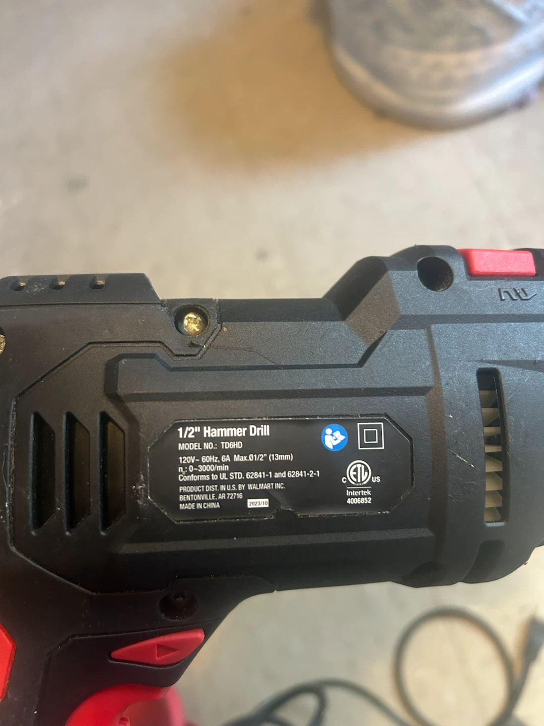 Hyper Tough 1/2-Inch Corded Hammer Drill - photo 2