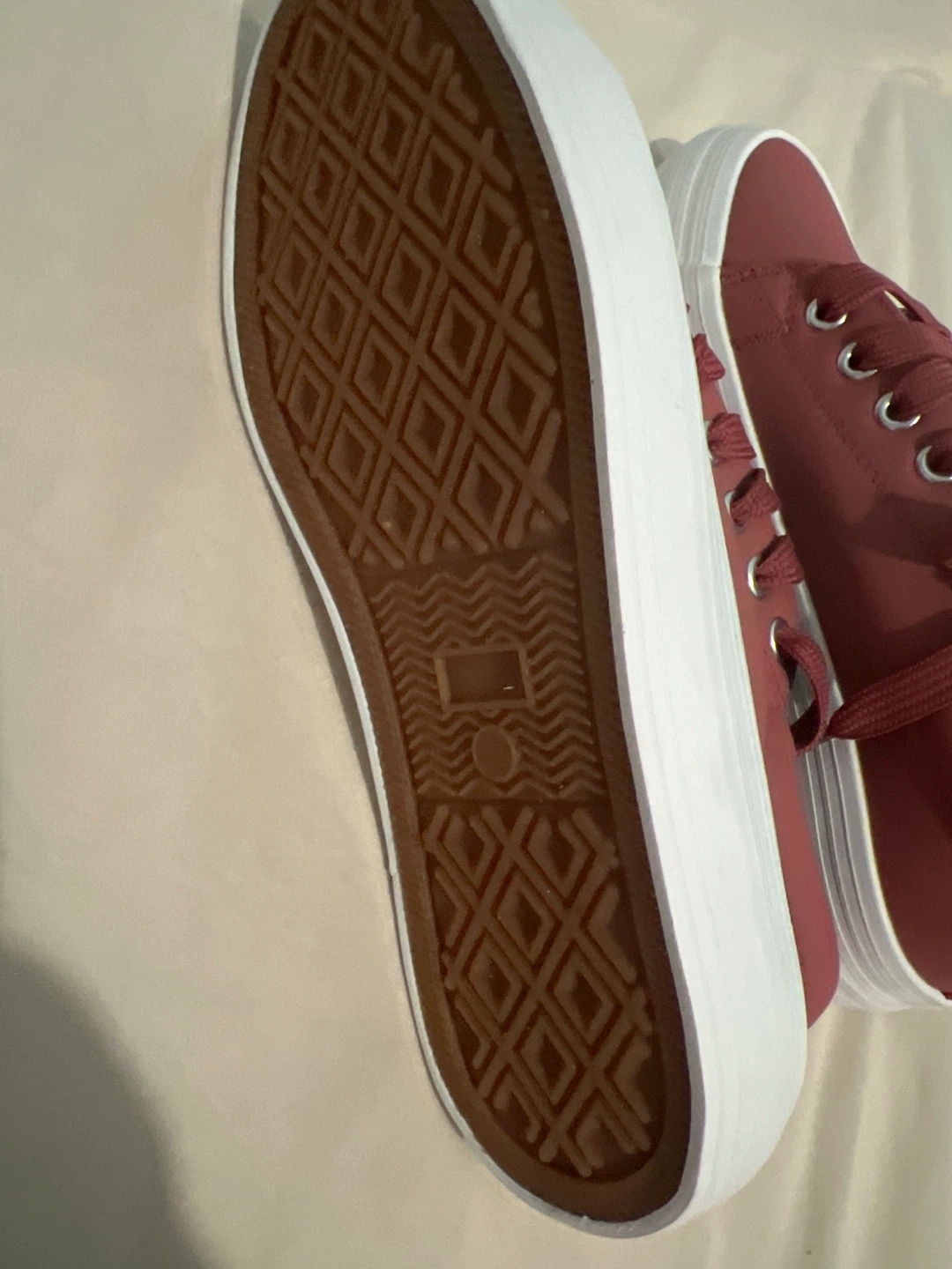 New dusty rose canvas sneakers - photo 2