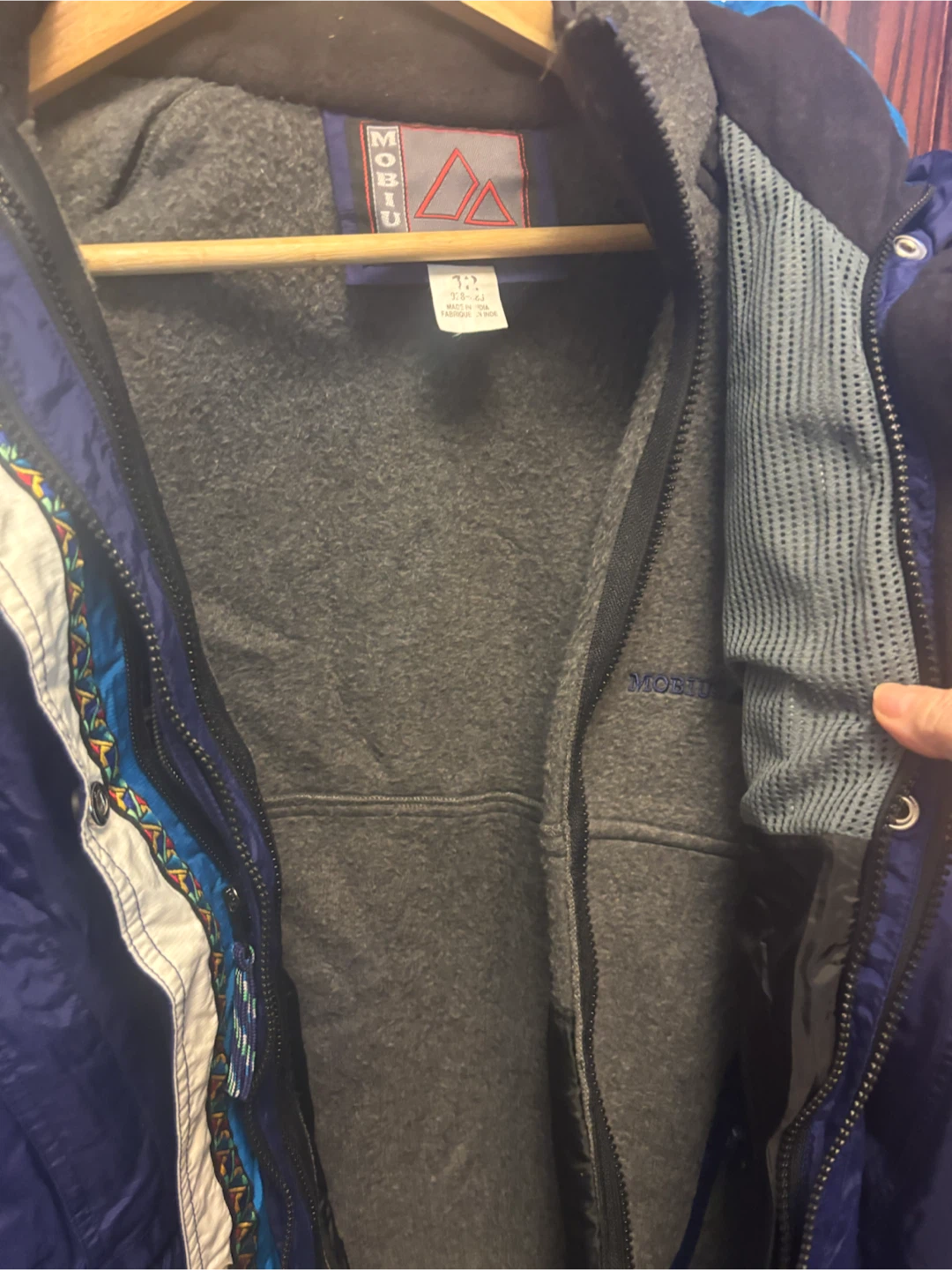 Size 12 Mobius Women’s Blue Winter Jacket - photo 2