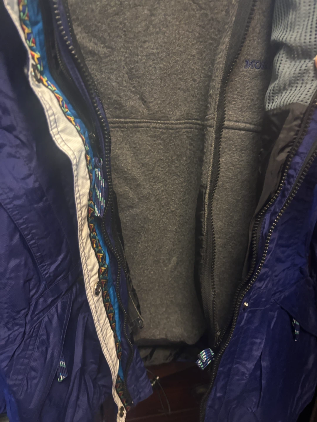 Size 12 Mobius Women’s Blue Winter Jacket - photo 3