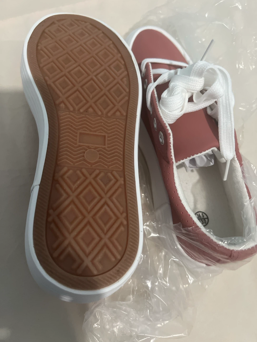 New Pink Casual Sneakers Size 36.5 - photo 2