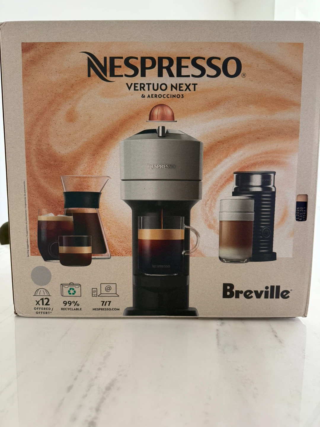 Breville Nespresso Vertuo Next Coffee Bundle