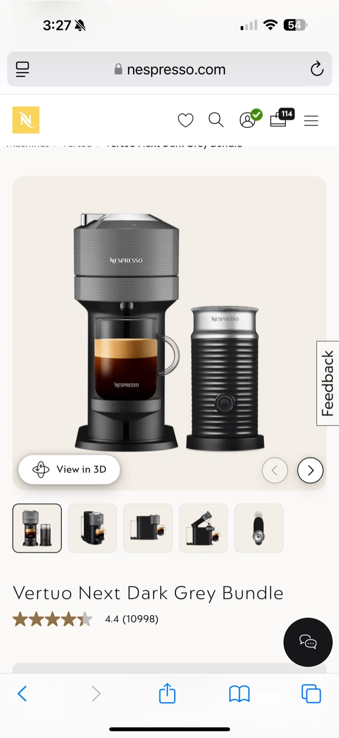 Breville Nespresso Vertuo Next Coffee Bundle - photo 4