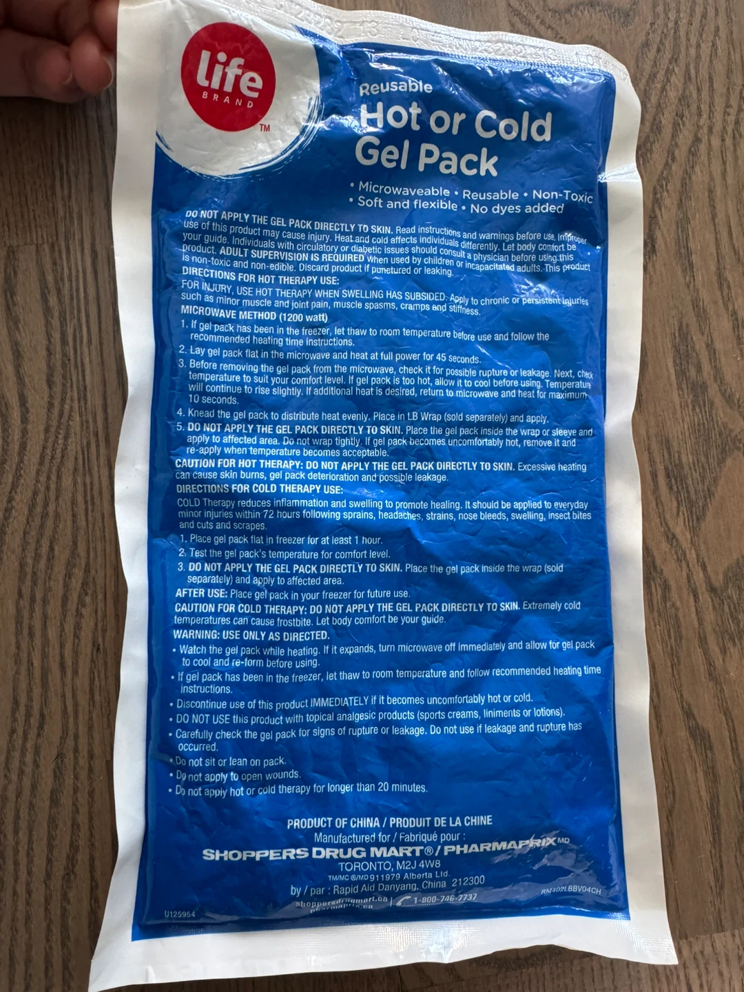 Life Brand Reusable Hot or Cold Gel Pack - photo 2