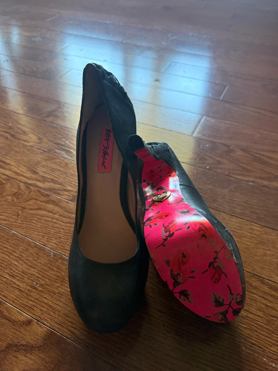 Betsey Johnson Black Heels