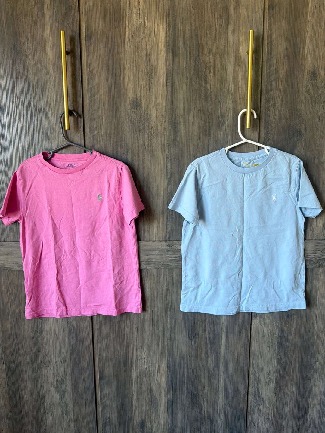 Two Polo Ralph Lauren Kids T-Shirts Size 7