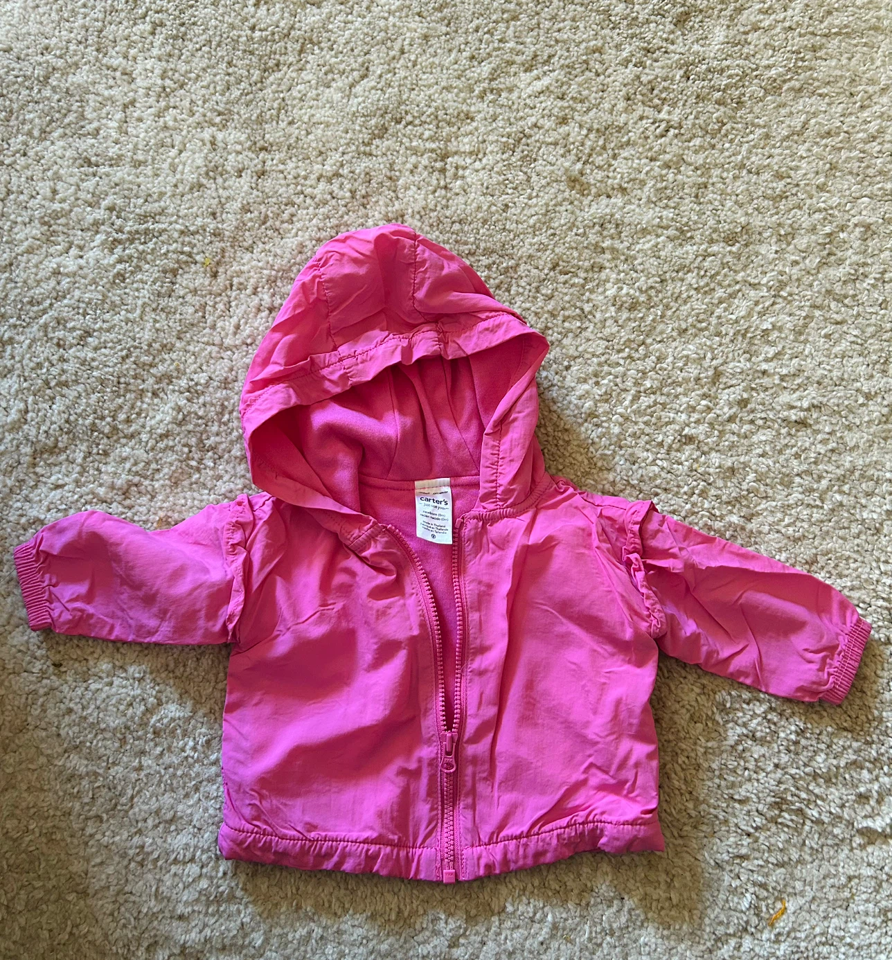 Carter's Newborn Pink Hooded Jacket - photo 2