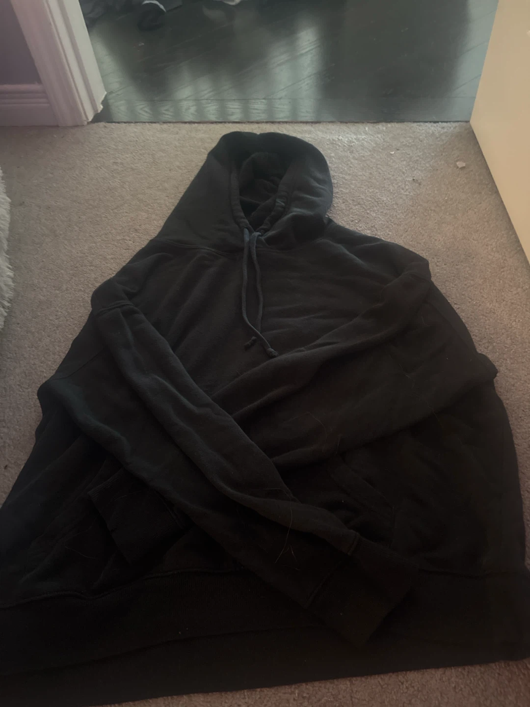 Black Pullover Hoodie