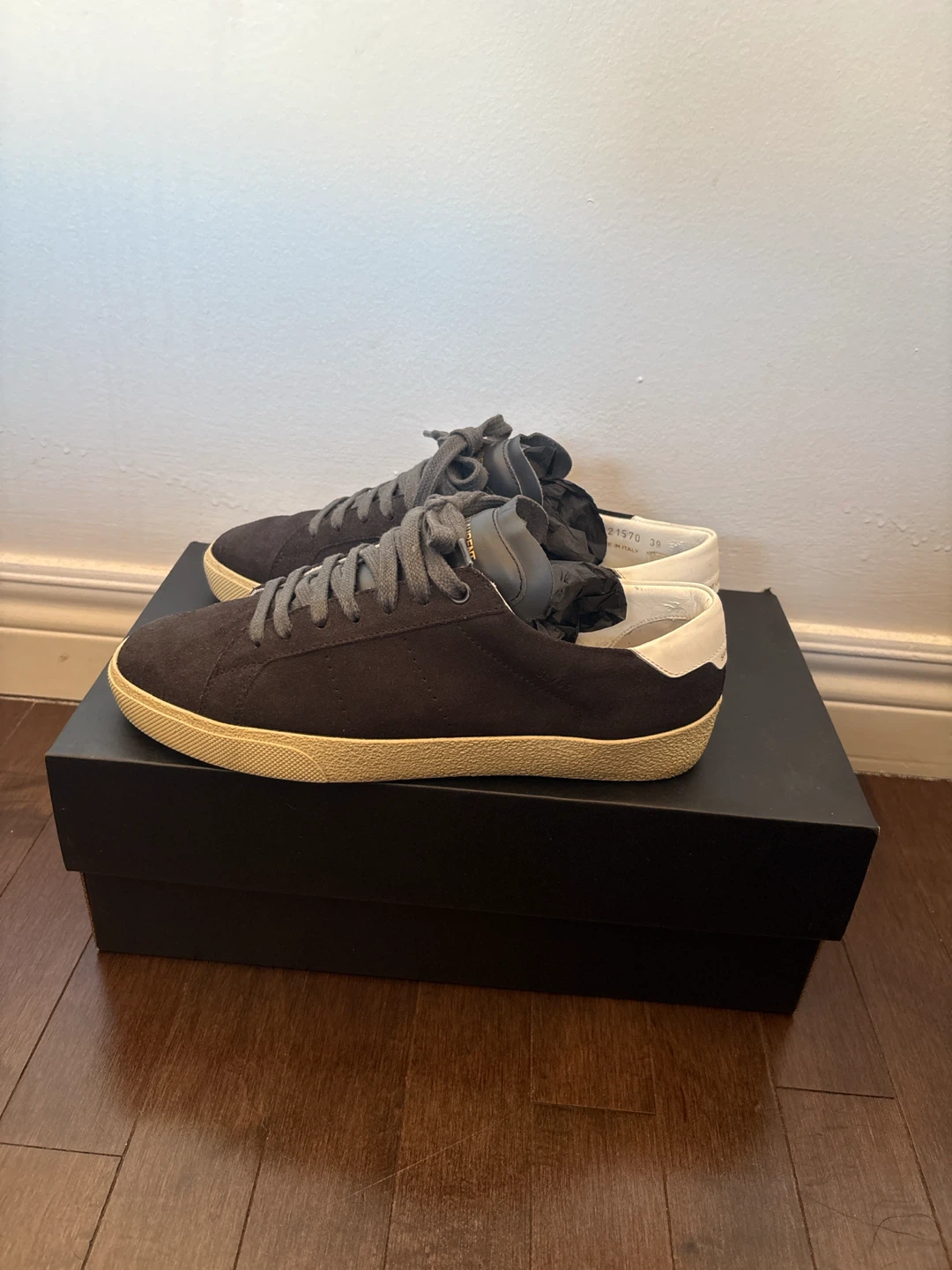 Saint Laurent Suede Sneakers - photo 2