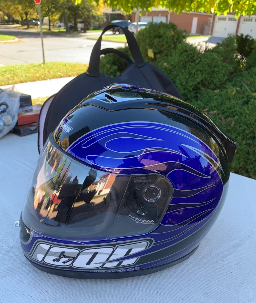 Icon Motosports Full Face Motorcycle Helmet