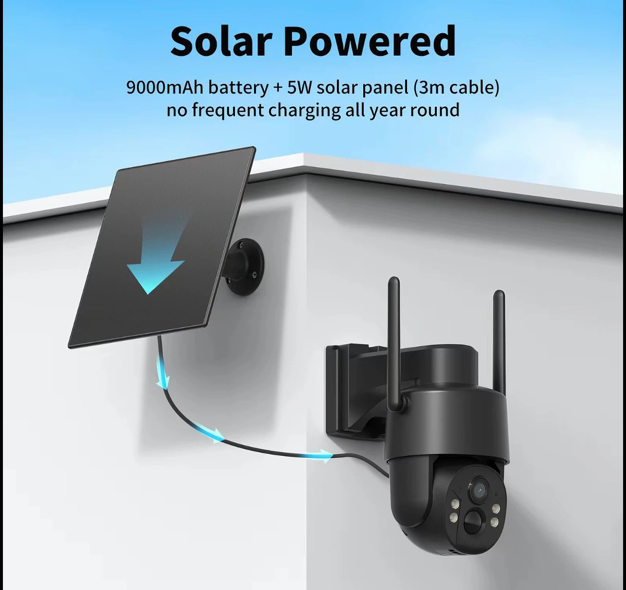 4G LTE Solar-Powered Outdoor Security Camera - photo 4