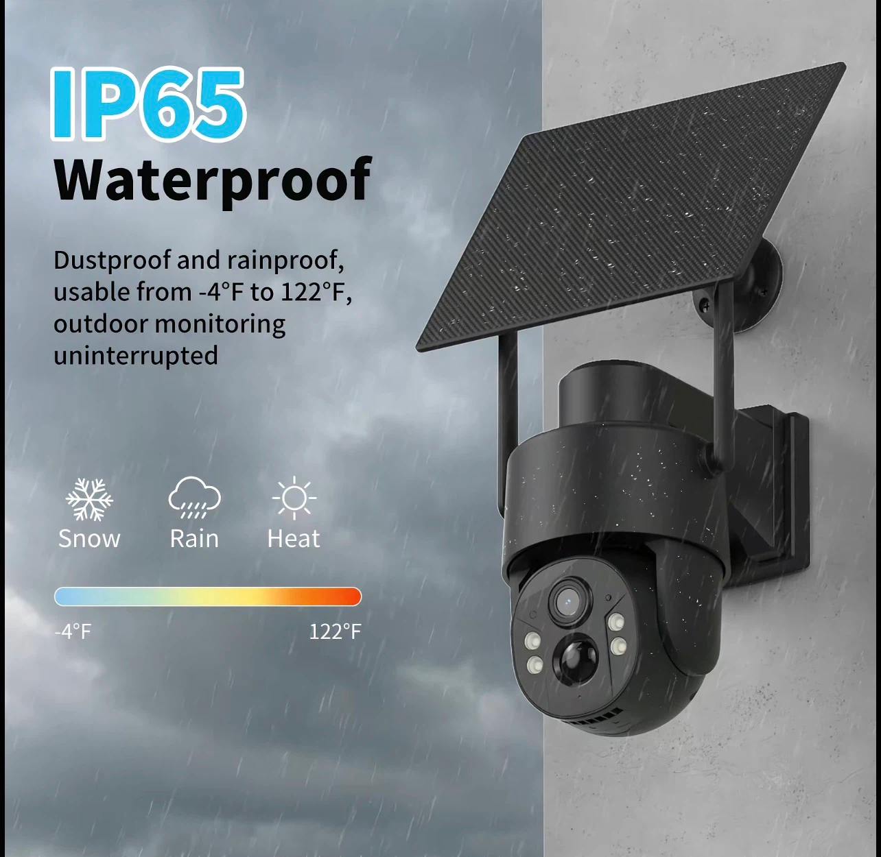 4G LTE Solar-Powered Outdoor Security Camera - photo 5