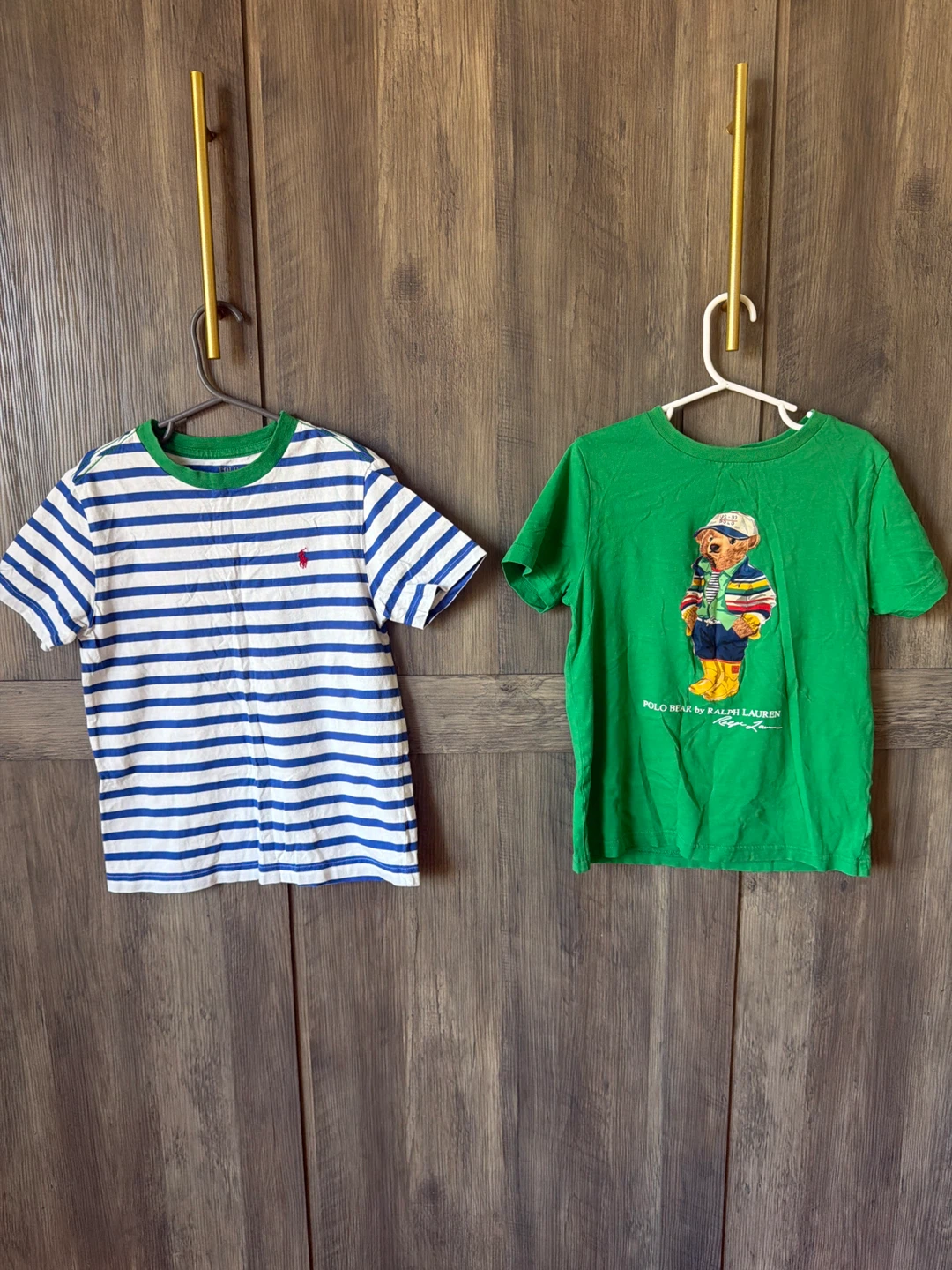 Two Polo Ralph Lauren T-Shirts Size 7