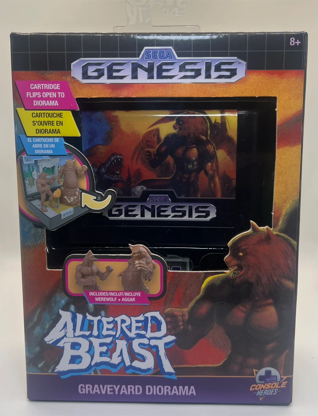 Sega Genesis Altered Beast Graveyard Diorama