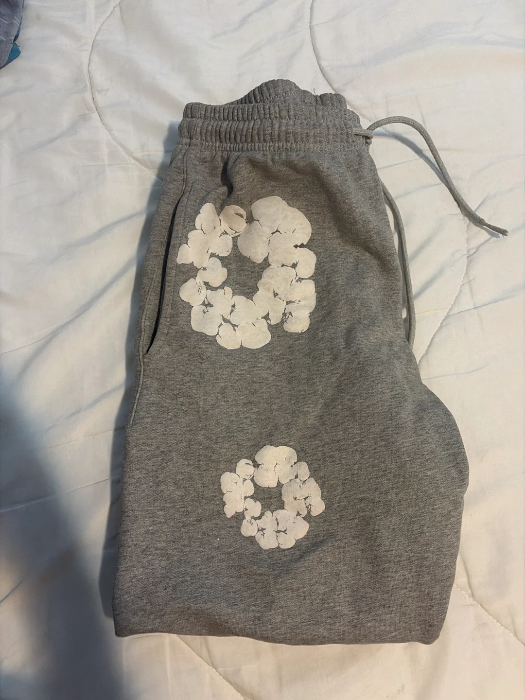 Denim Tears Cotton Wreath Sweatpants Grey