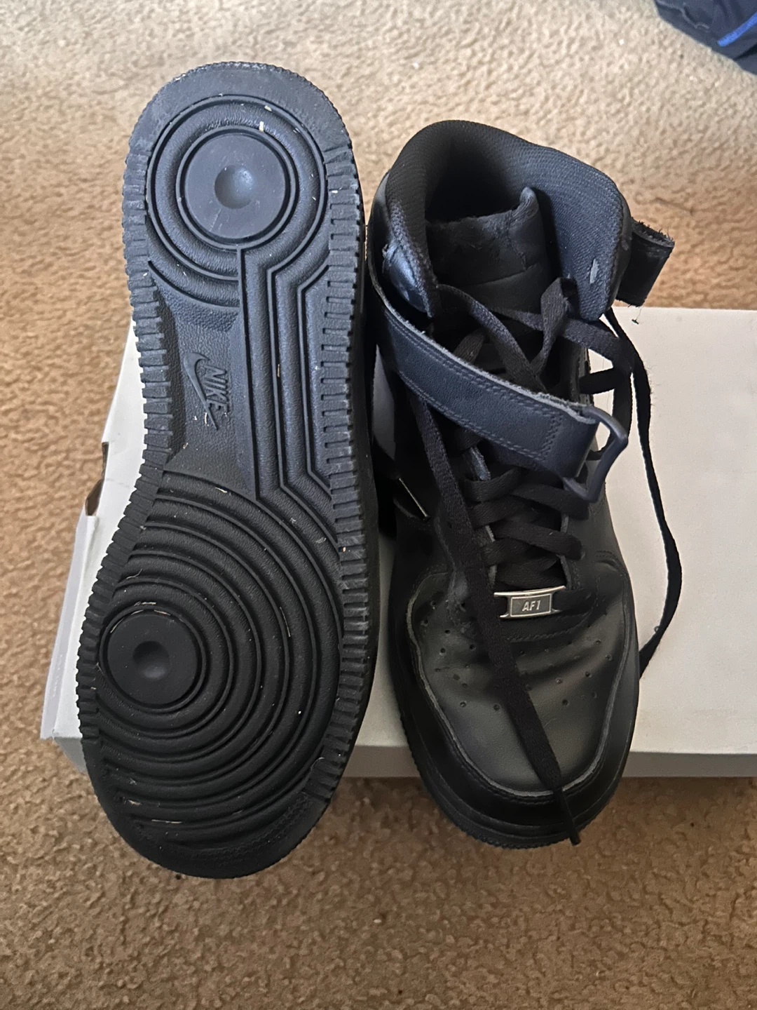 Nike Air Force 1 Mid Black - photo 2