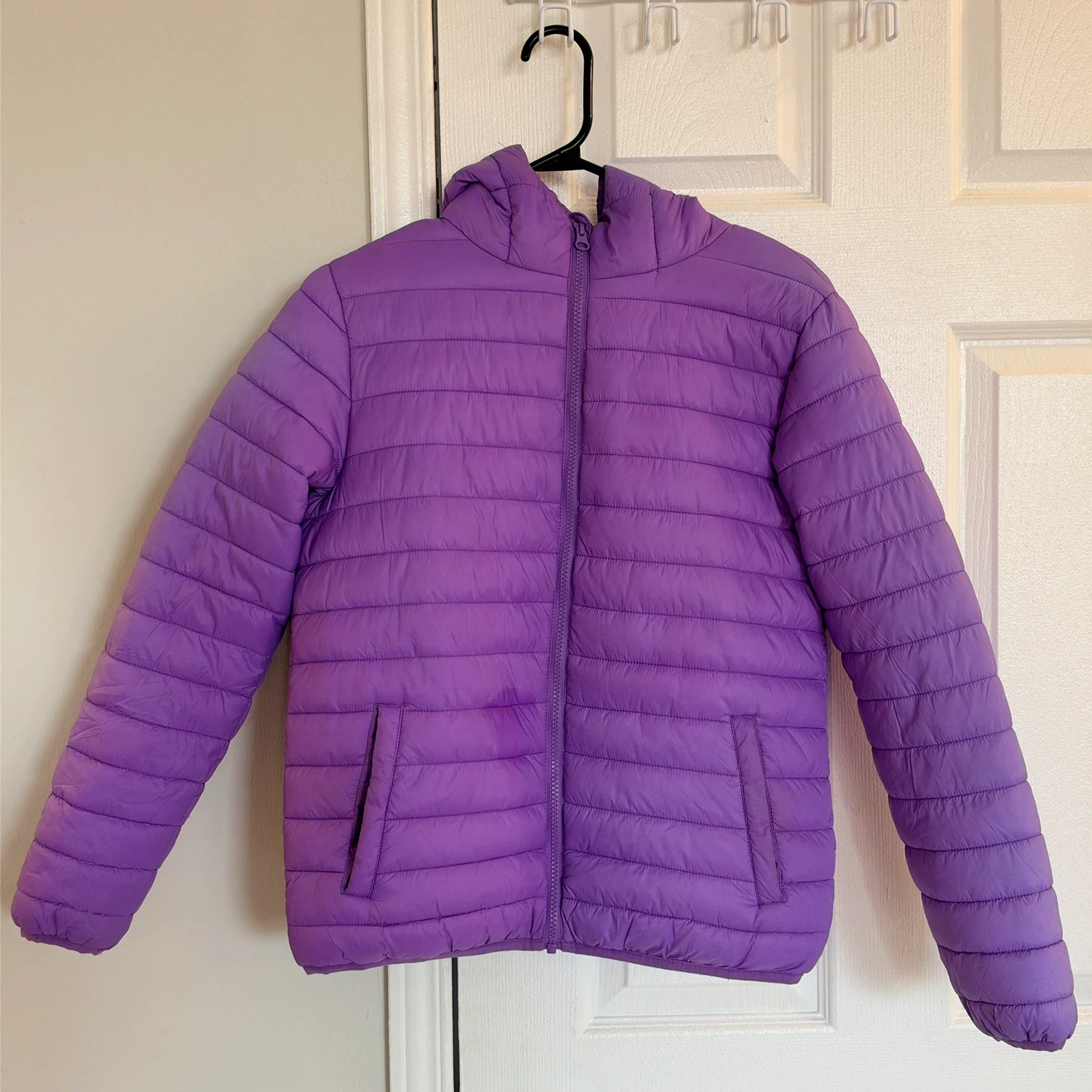 Women’s Purple Puffer Winter Jacket - S