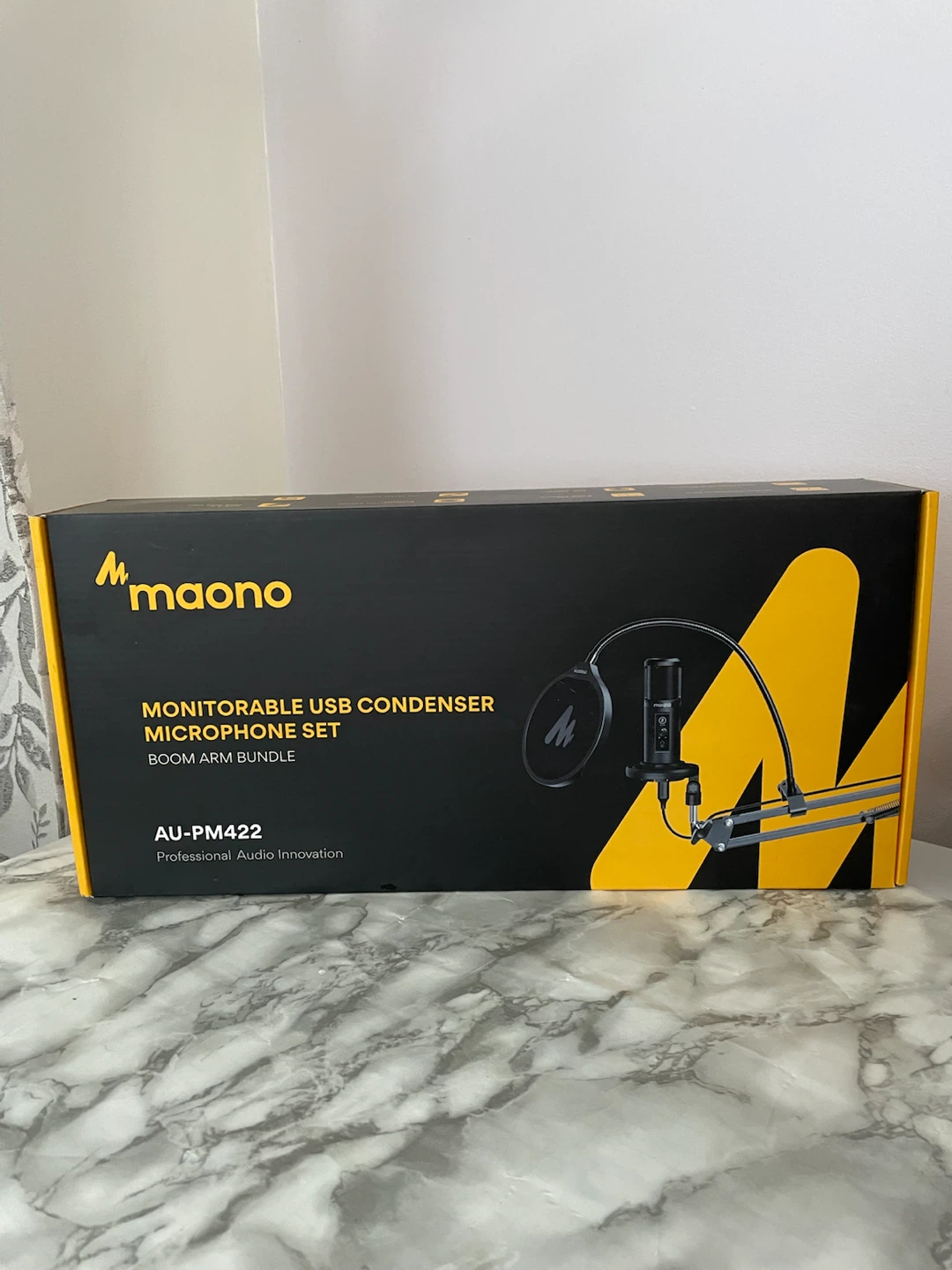 Maono AU-PM422 USB Condenser Microphone Boom Arm Bundle