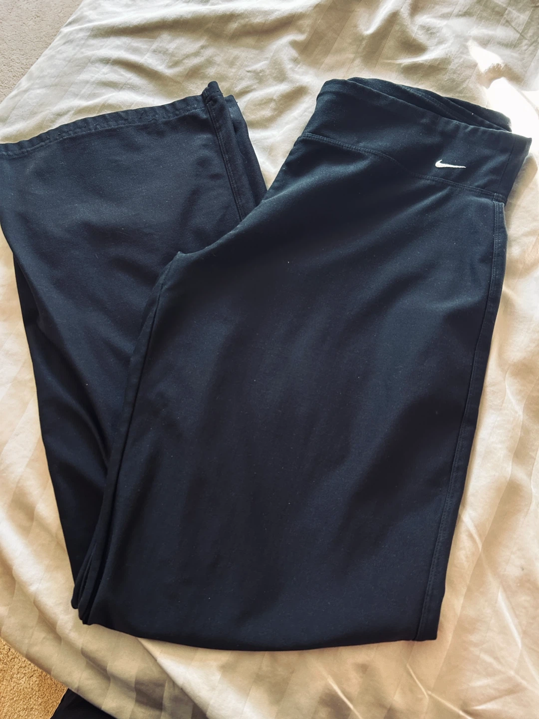 Nike Black Athletic wide leg Pants
