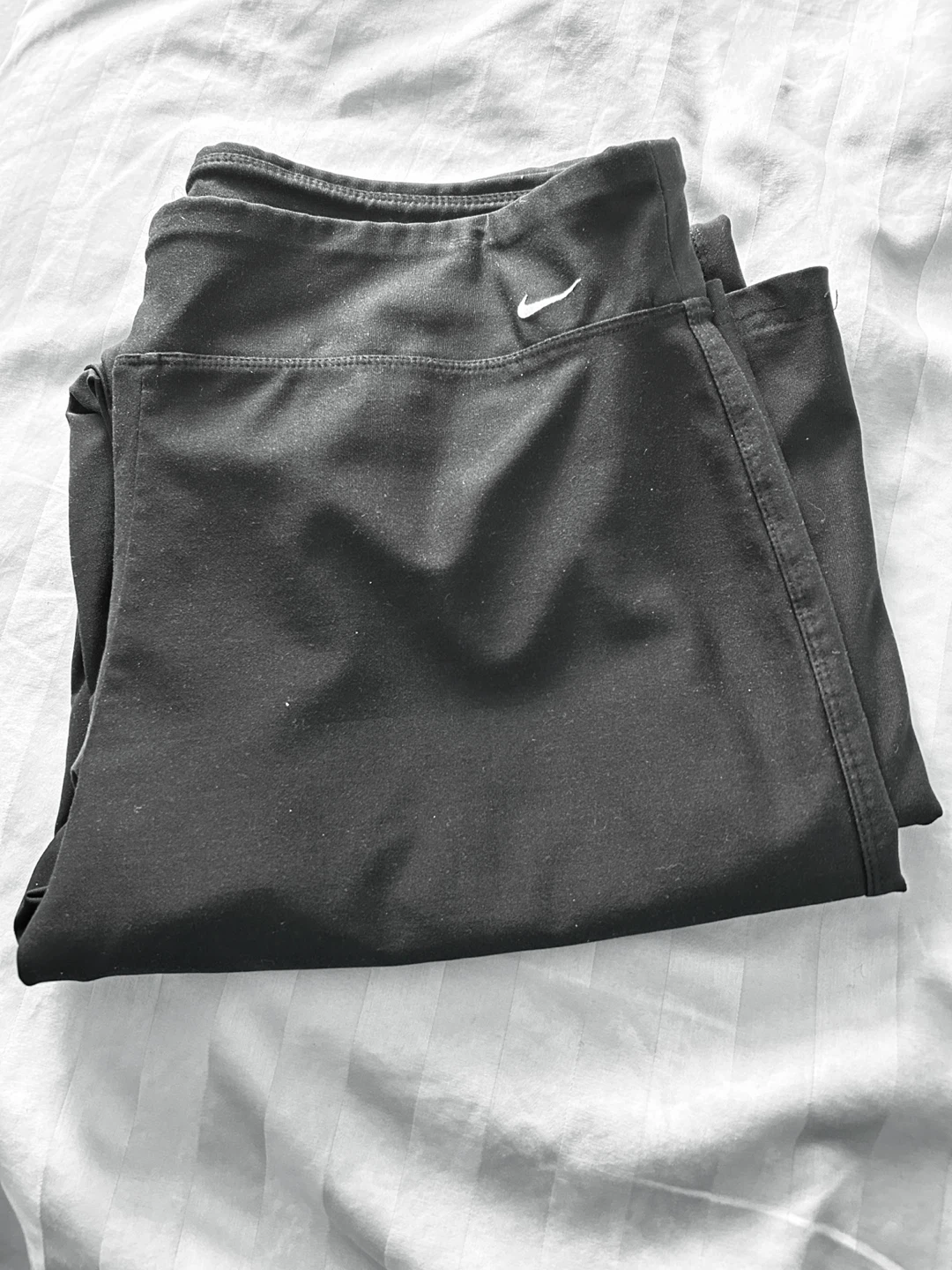 Nike Black Athletic wide leg Pants - photo 2