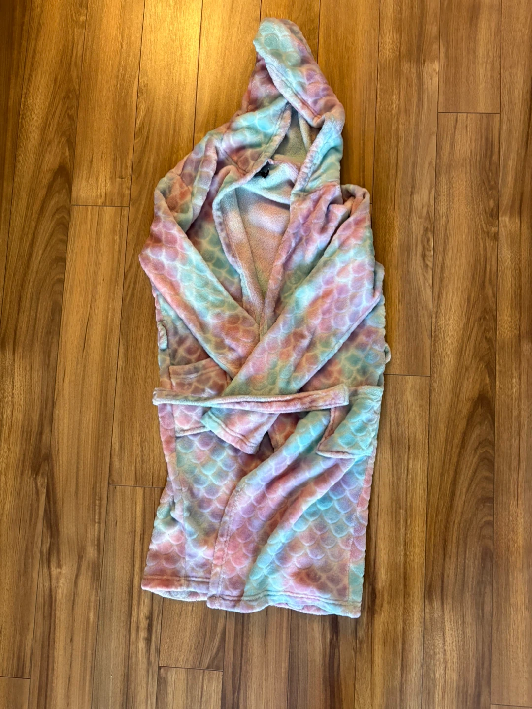 George Kids Mermaid Scale Bathrobe