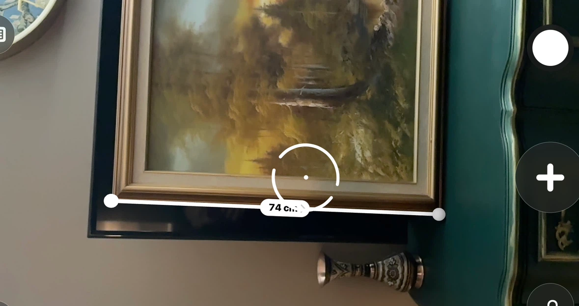 Large Framed Landscape Painting - photo 4