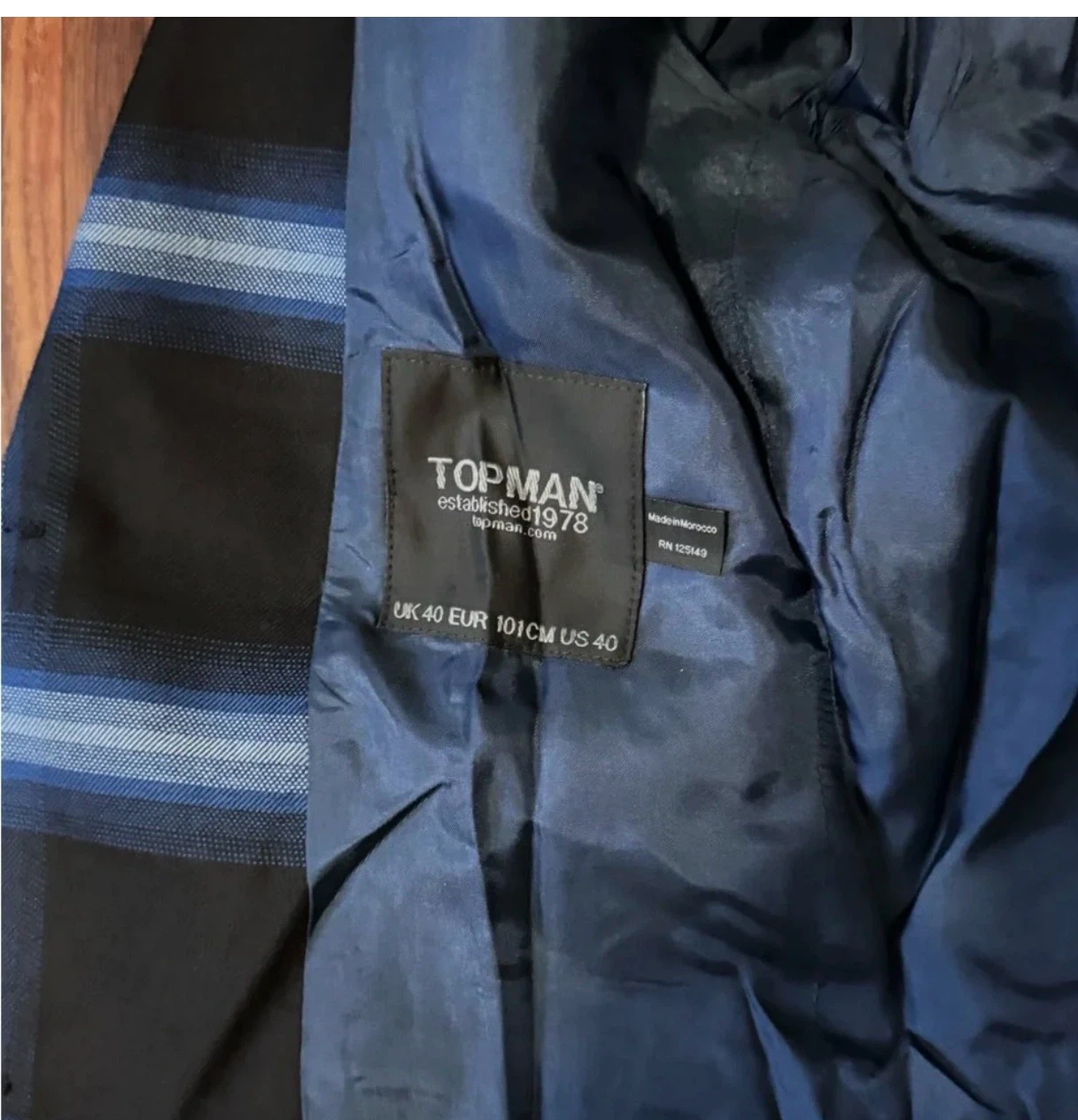 Men's Topman Blazer Size 40R - photo 2