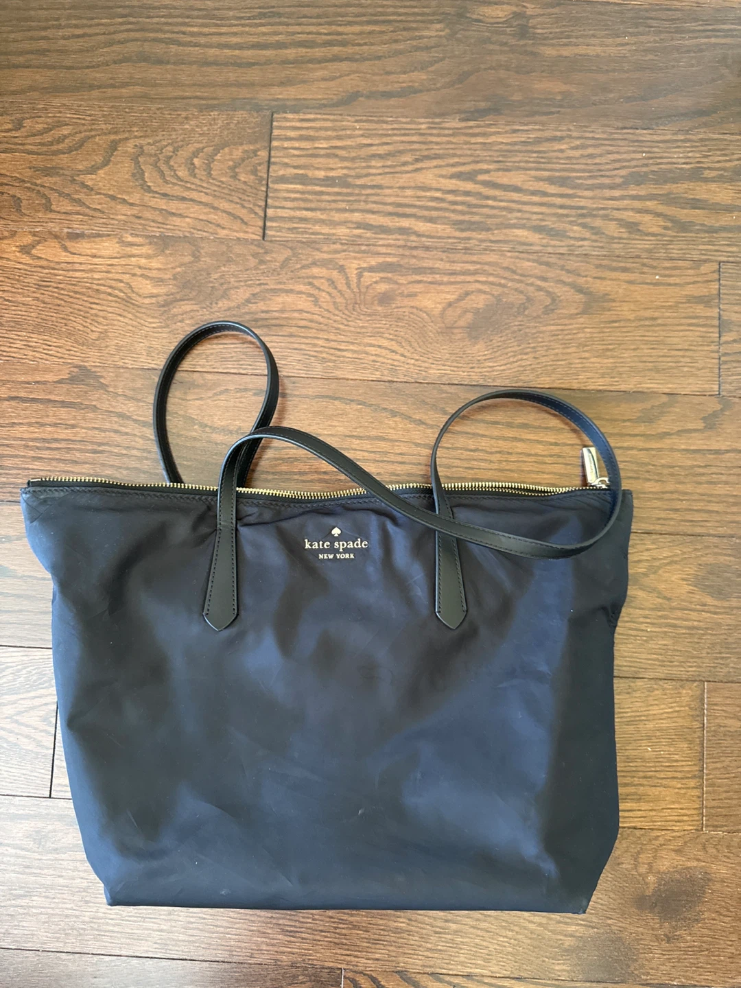Kate Spade New York Black Nylon Tote Bag