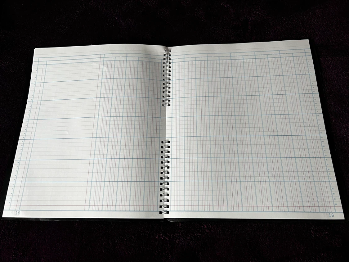 Blueline A767.16T 16-Column Columnar Book - photo 4