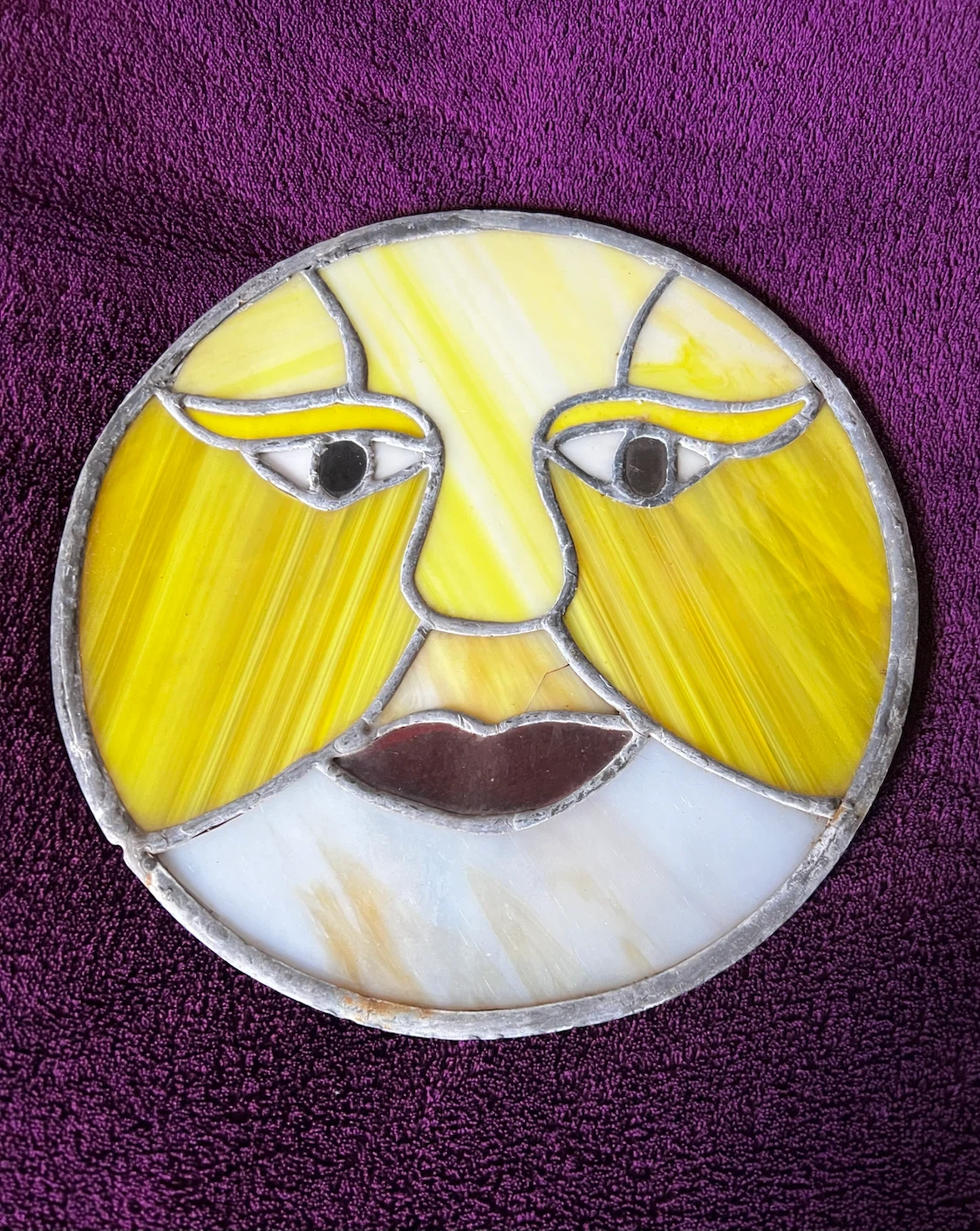Stained Glass Sun Wall Hanging - photo 2