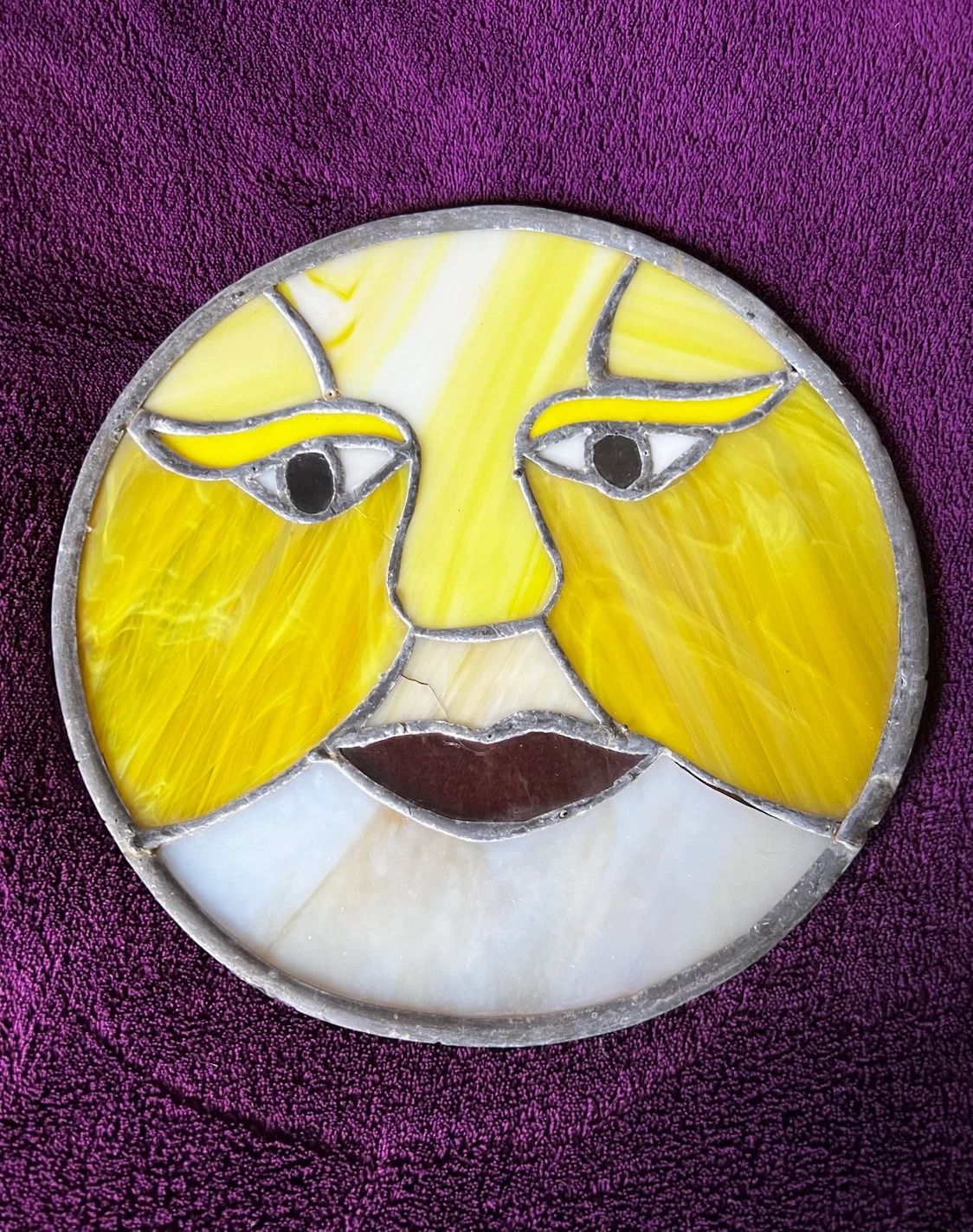 Stained Glass Sun Wall Hanging - photo 3