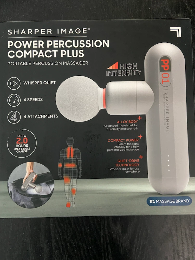Brand New Sharper Image Power Percussion Compact Plus Massager