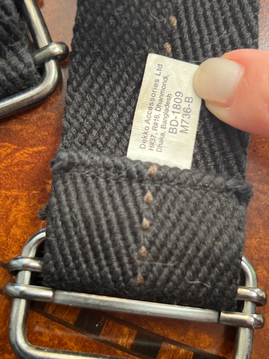 Dekko Men Black Woven Canvas D-Ring Belt 2-Pack