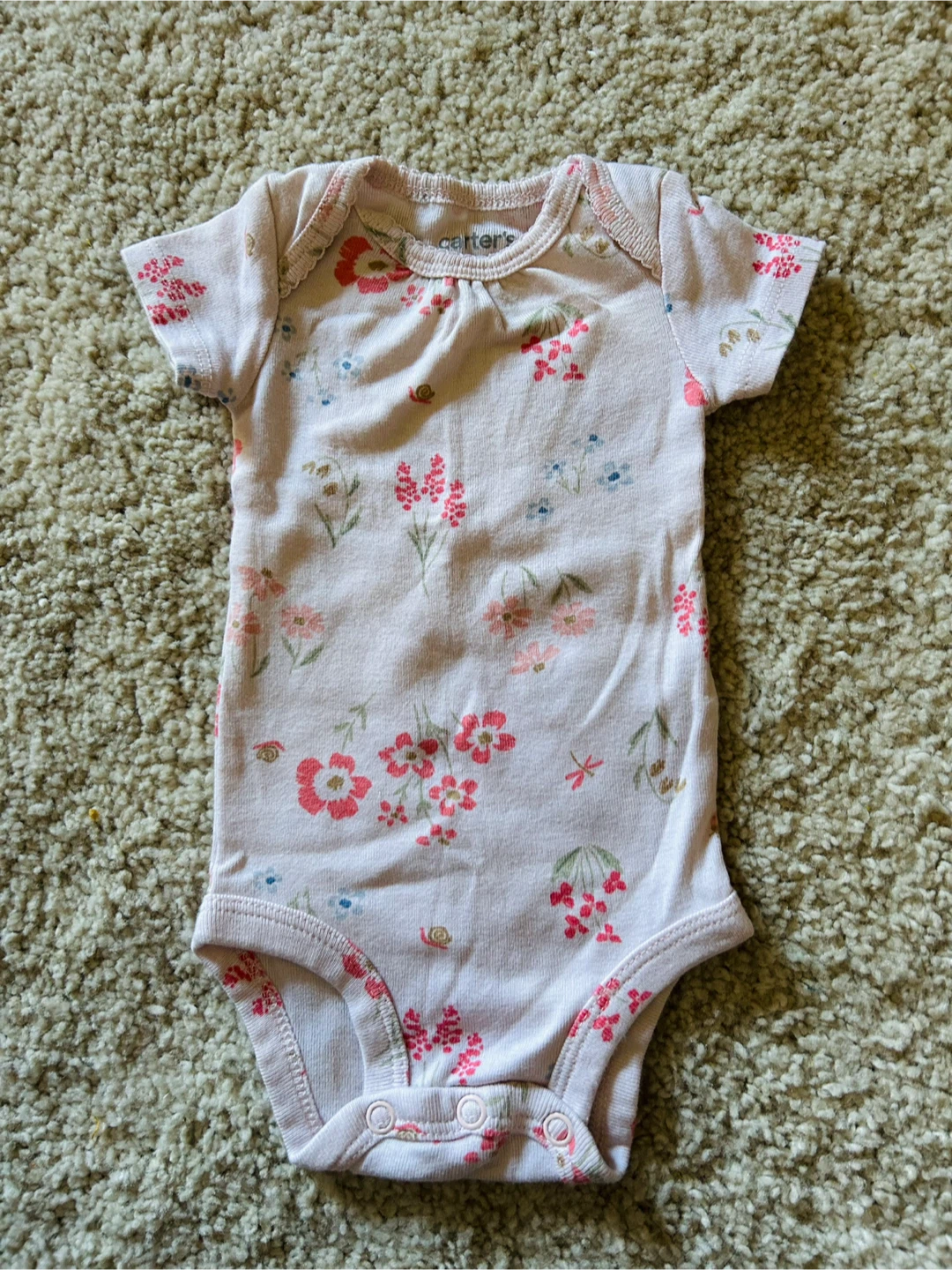 Carter's Floral Baby Bodysuit