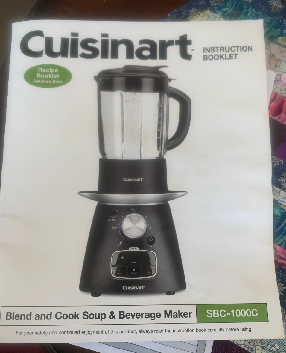 Cuisinart Blend and Cook Soup & Beverage Maker SBC-1000C - photo 2