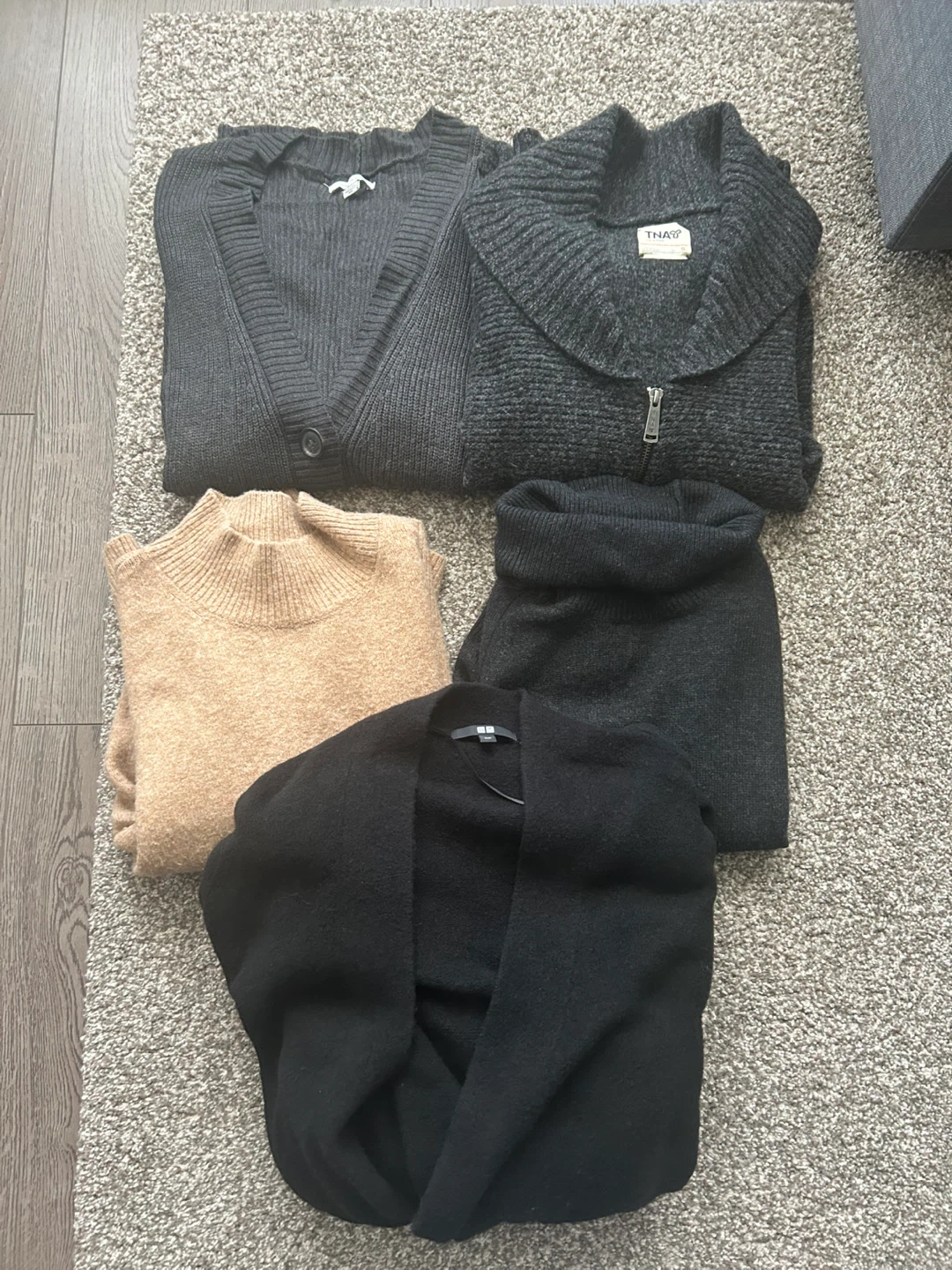 Lot of 5 Assorted Sweaters/Cardigans